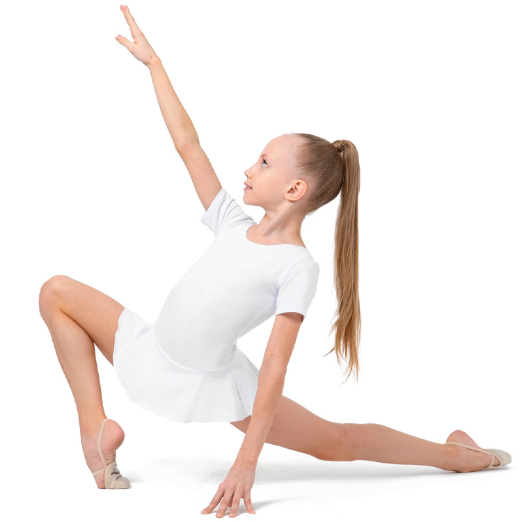 Купальник гимнастический Grace Dance Leotard / 28 / Белый photo 3