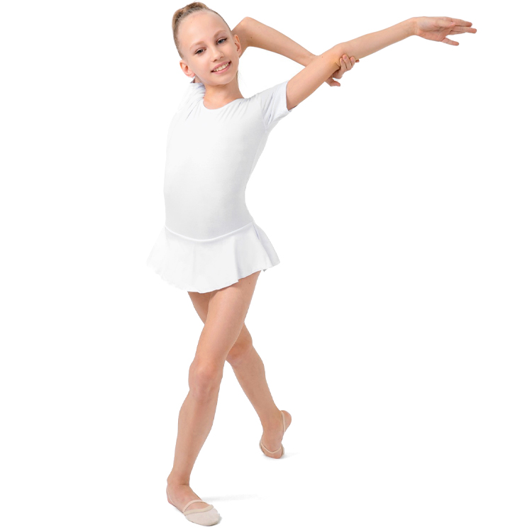 Купальник гимнастический Grace Dance Leotard / 28 / Белый photo 5