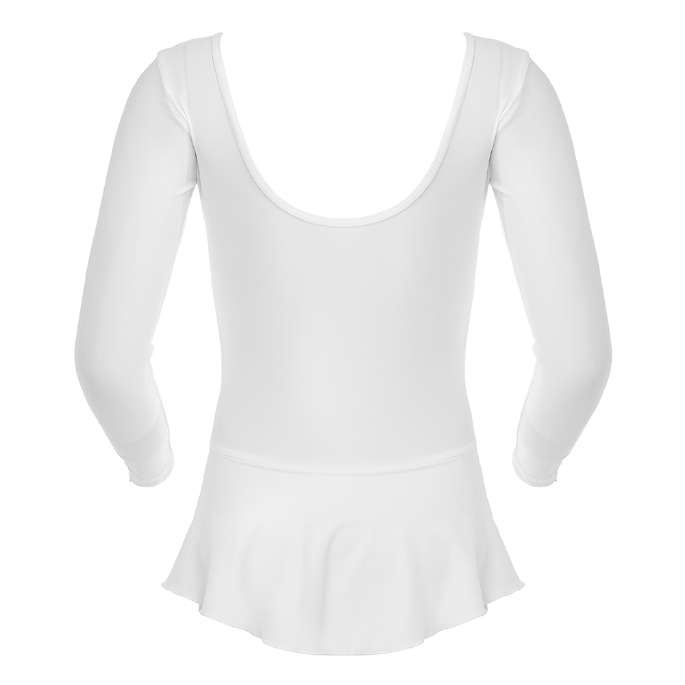 Купальник гимнастический Grace Dance Gymnastic leotard with skirt / 34 / Белый photo 3
