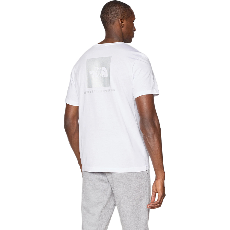 Футболка мужская The North Face M SS REFLECTIVE BOX NSE TEE XXL Белый photo 2