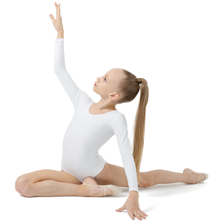 Costum p/u gimnastica Grace Dance Gymnastic leotard 30 Alb Femei photo 5
