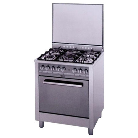 Газовая плита Hotpoint-Ariston CP77SP2/HA / 5 конфорок / 70 см / Нержавеющая сталь photo 1 Газовая плита Hotpoint-Ariston CP77SP2/HA / 5 конфорок / 70 см / Нержавеющая сталь photo 1