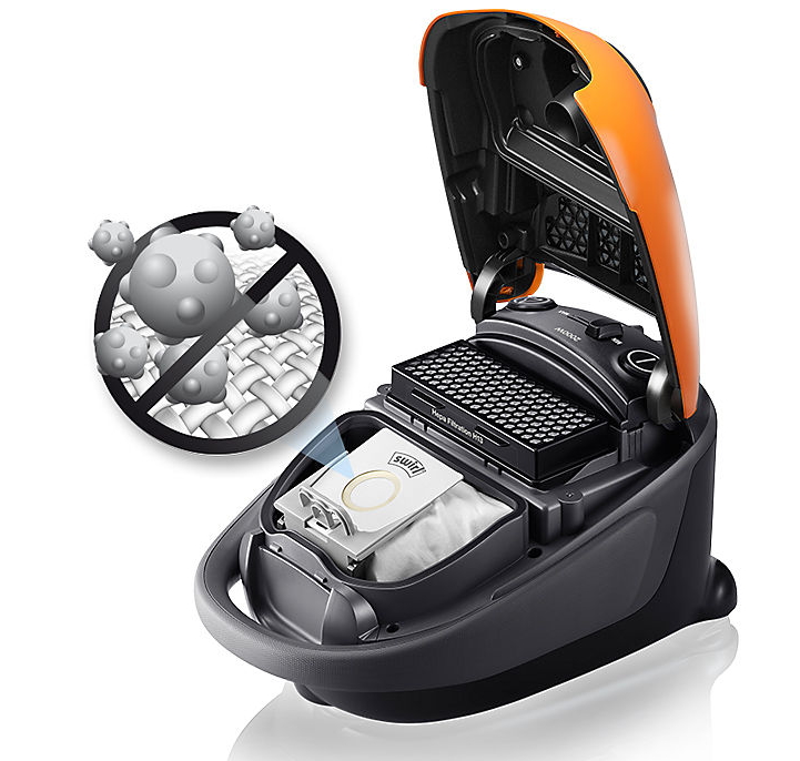 Aspirator cu sac Samsung VC20F30WDHL / 2000W / Portocaliu photo 5