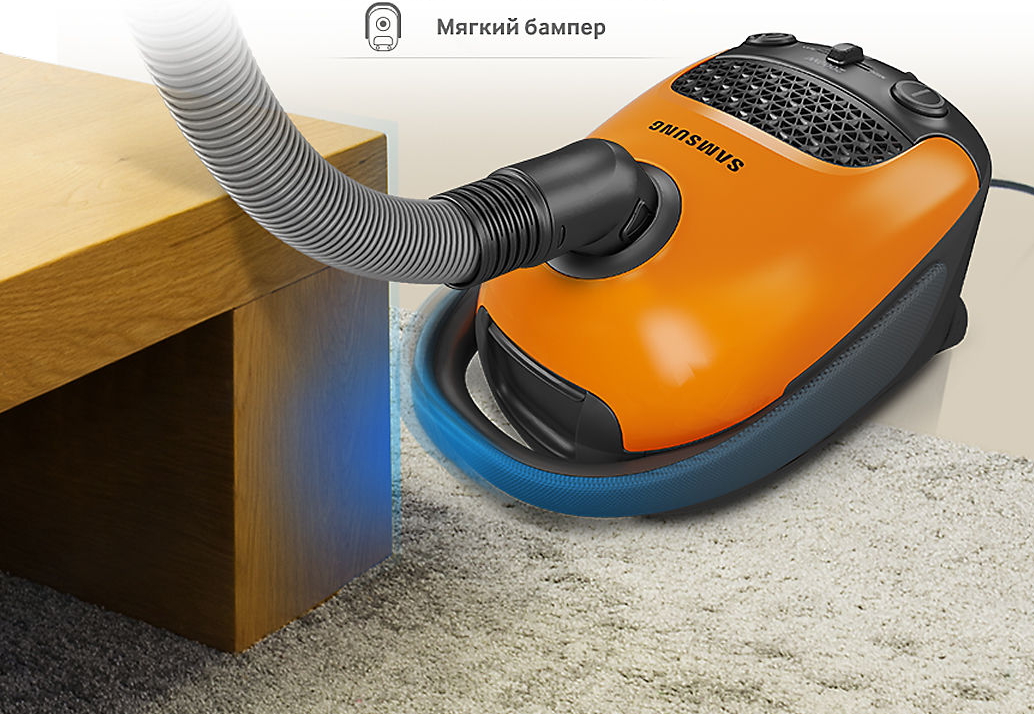 Aspirator cu sac Samsung VC20F30WDHL / 2000W / Portocaliu photo 7