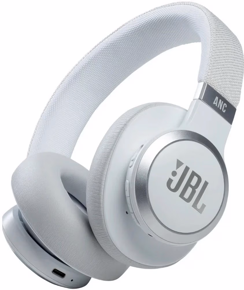 Casti fara fir JBL LIVE 660 NC WHITE BLUETOOTH
