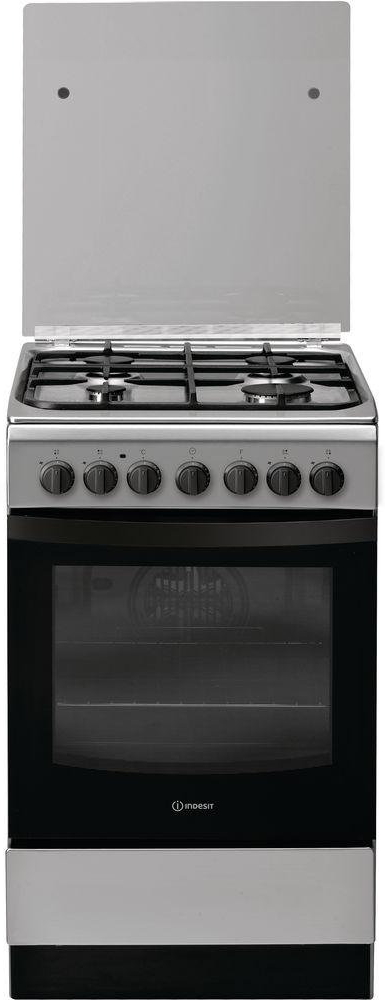 Газовая плита Indesit IS5G5PHX/E / 4 конфорок / 50 см / Нержавеющая сталь photo 1