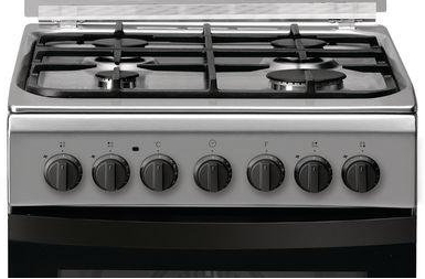 Газовая плита Indesit IS5G5PHX/E / 4 конфорок / 50 см / Нержавеющая сталь photo 2