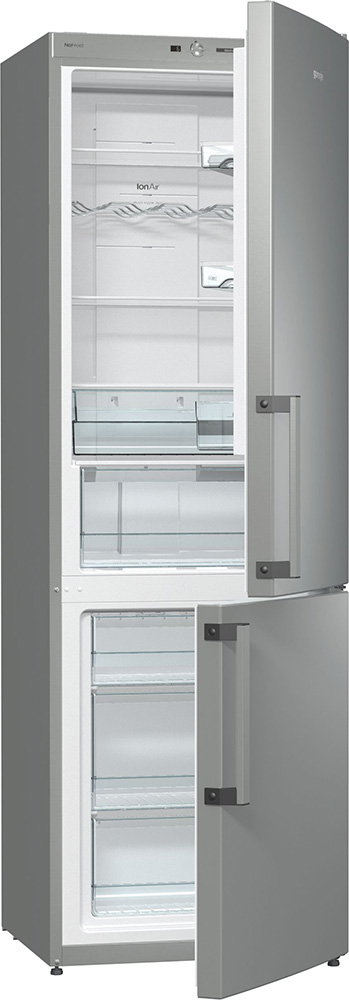 Frigider cu doua usi Gorenje NRK6191GHX / 307 l / 185 cm / A+ / Gri photo 2