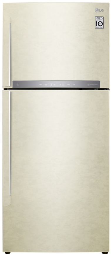 Frigider cu doua usi LG GN-H432HEHZ / 410 l / 168 cm / A++ / Bej photo 1