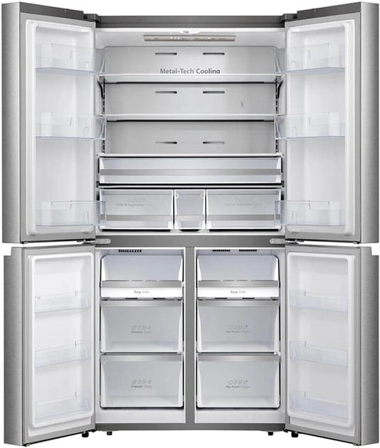 Frigider French Door Hisense RQ758N4SAI1 / 621 l / 178.5 cm / F / Inox photo 2