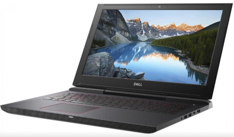 Ноутбук Dell Inspiron Gaming 15 G5 Black (5587), Core i7, 16 ГБ, Linux, Чёрный с красным