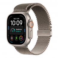 Ceas inteligent Apple Watch Ultra 4 GPS + Cellular 49mm Natural Titanium Case with Natural Titanium Milanese Loop - Small thumbnav 1