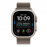 Ceas inteligent Apple Watch Ultra 4 GPS + Cellular 49mm Natural Titanium Case with Natural Titanium Milanese Loop - Small thumbnav 2