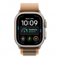 Ceas inteligent Apple Watch Ultra 4 GPS + Cellular 49mm Natural Titanium Case with Desert Alpine Loop - Large thumbnav 2