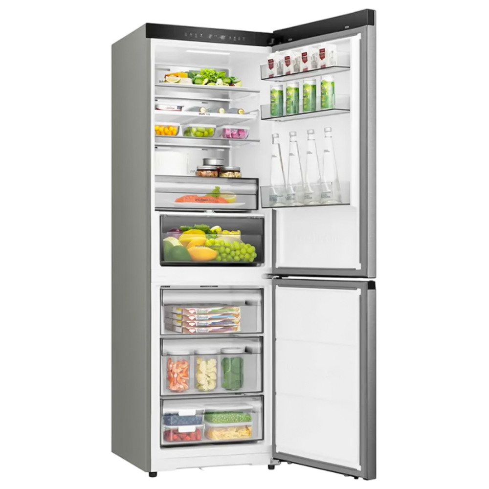 Холодильник двухдверный Hisense RB3K330SAIC / 330 л / 185.6 см / C / Нержавеющая сталь photo 2