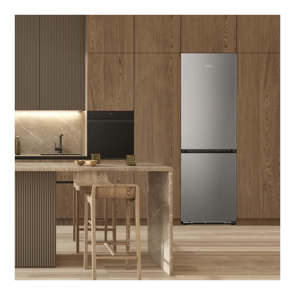 Холодильник двухдверный Hisense RB3K330SAIC / 330 л / 185.6 см / C / Нержавеющая сталь photo 7