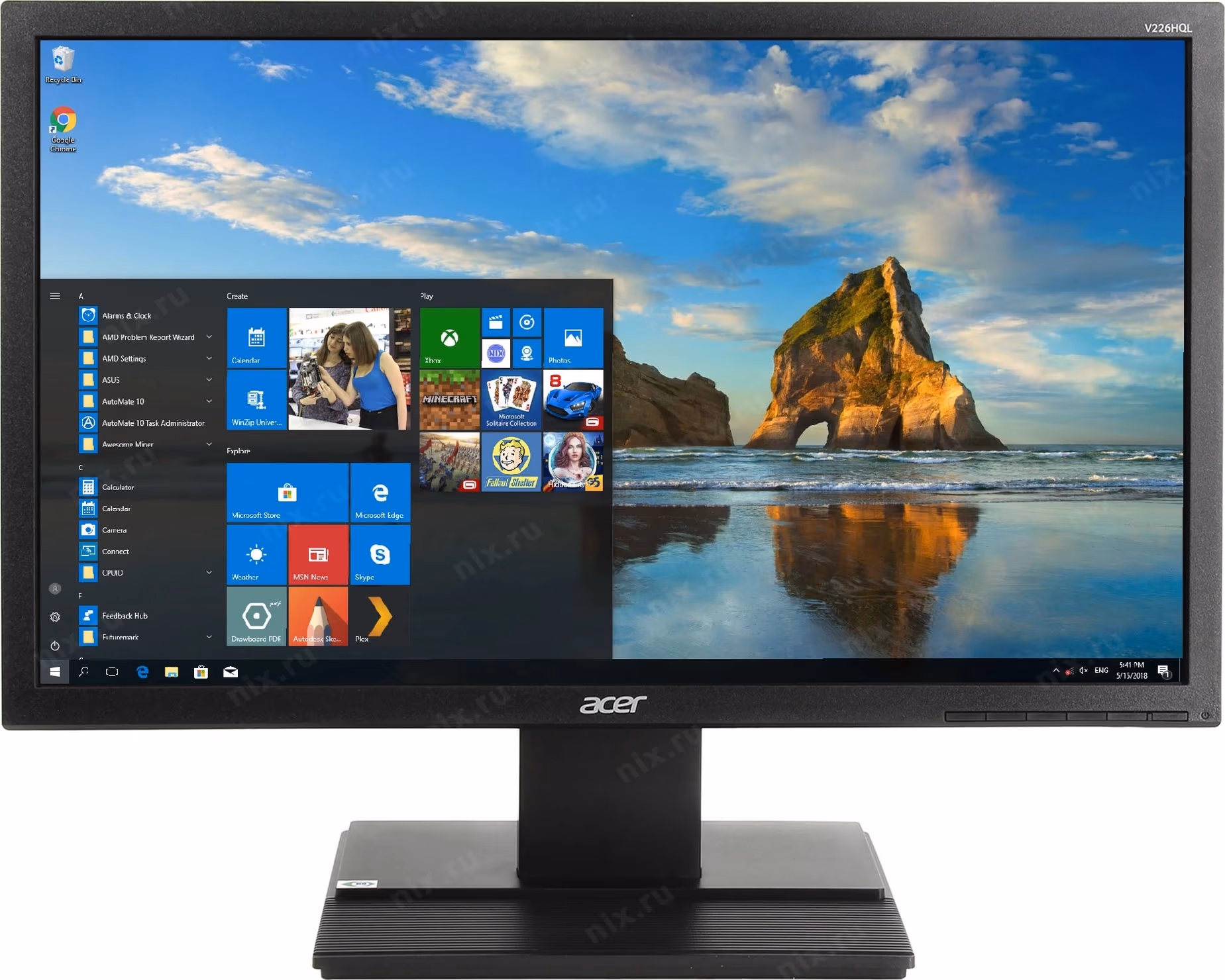 Монитор Acer V226HQLBID 
