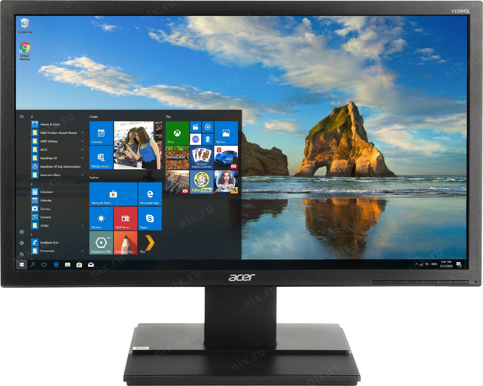 Монитор Acer V226HQLBID photo 1 Монитор Acer V226HQLBID photo 1