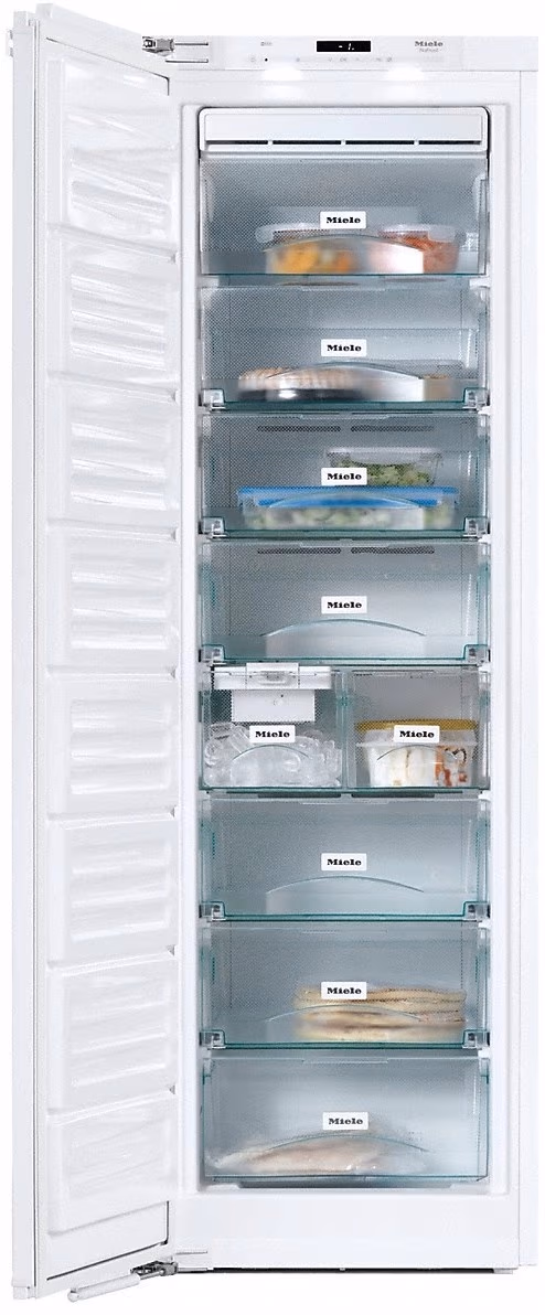 Встраиваемая морозильная камера Miele FNS 37492 iE, 208 л, 177 см, 55.9 см, A++, Белый 