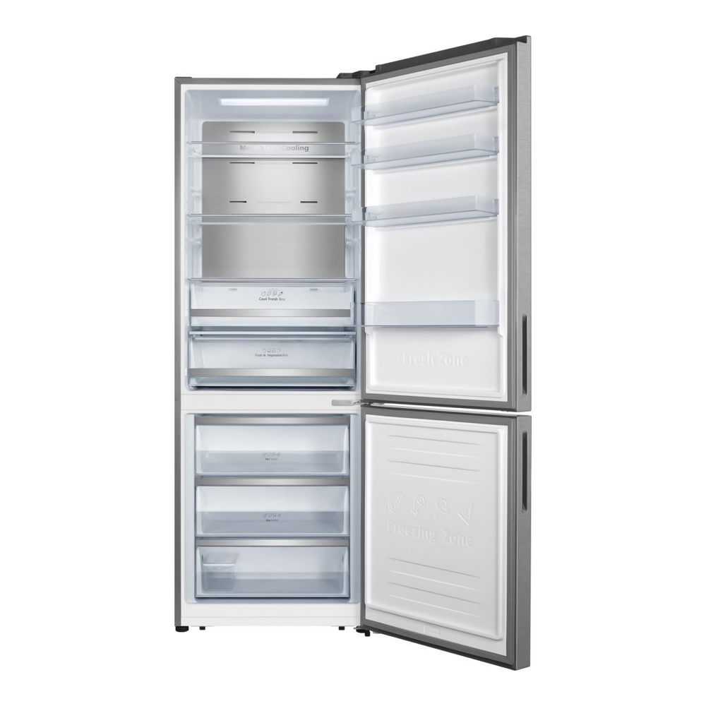 Frigider cu doua usi Hisense RB645N4BIE / 495 l / 200 cm / E / Gri photo 4