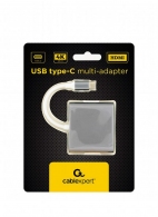 Adaptor USB Type-C - HDMI+USB-A+USB-C Gembird A-CM-HDMIF-02-SG thumbnav 2