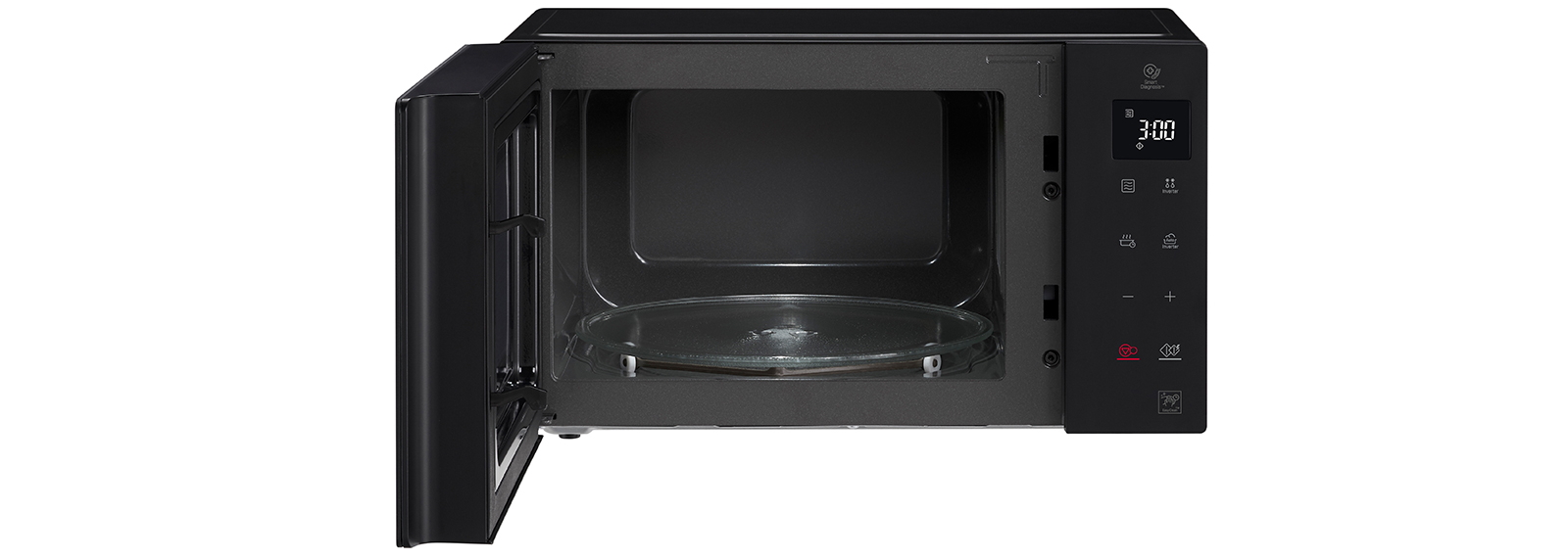 Cuptor cu microunde LG MS2595GIS 1000 W / 25 l / Negru photo 6