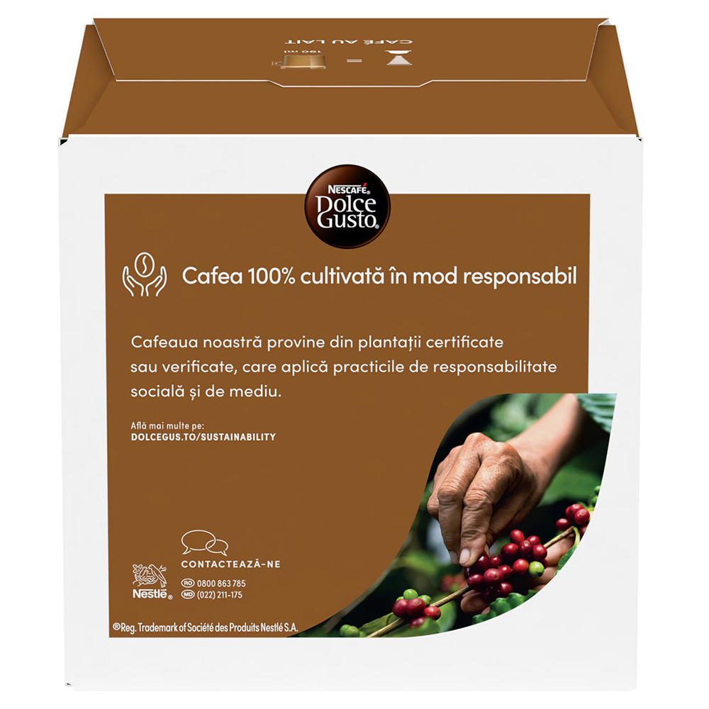 Cafea Capsule Nescafe CAFFEAULAIT 160gr photo 4