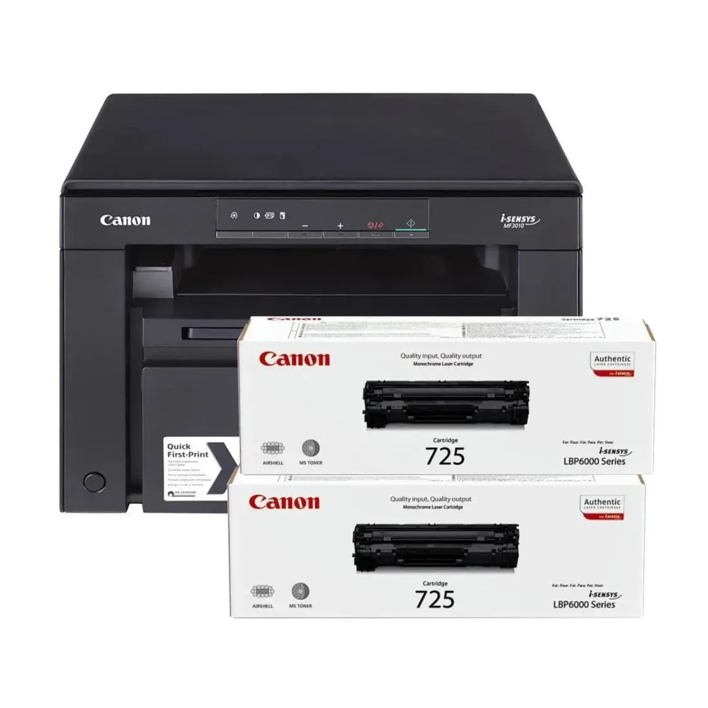 MFD cu laser Canon MF3010 + 2 Catridge CGR725 photo 1 MFD cu laser Canon MF3010 + 2 Catridge CGR725 photo 1