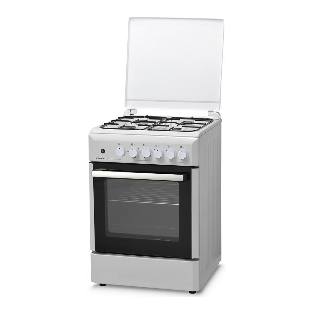 Газовая плита Eurolux KLE6640IW / 4 конфорок / 60 см / Белый photo 1