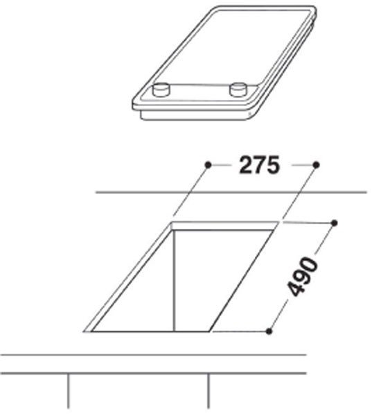 Встраиваемая  электрическая панель Whirlpool AKT360IX photo 2