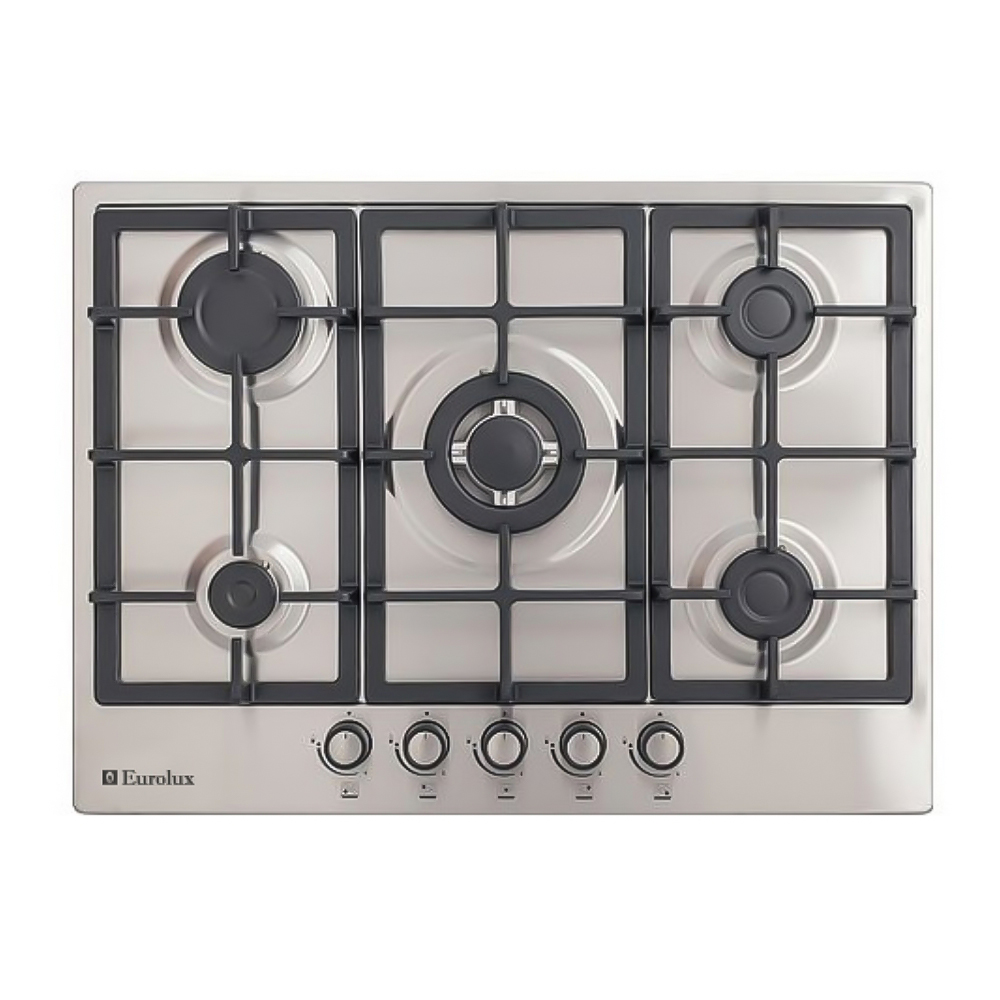 Встраиваемая  газовая панель Eurolux HBBR75GFWCIX photo 1