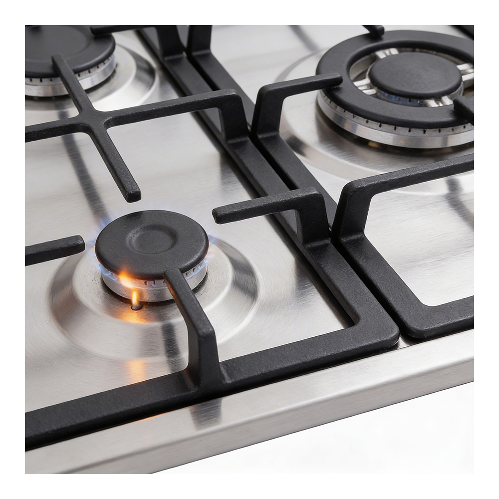 Встраиваемая  газовая панель Eurolux HBBR75GFWCIX photo 2
