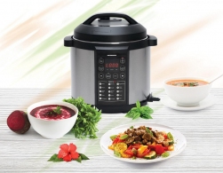 Multifierbator Heinner HPCK6IX, 3.8 l, 1000 W, 15 programe, Argintiu thumbnav 3
