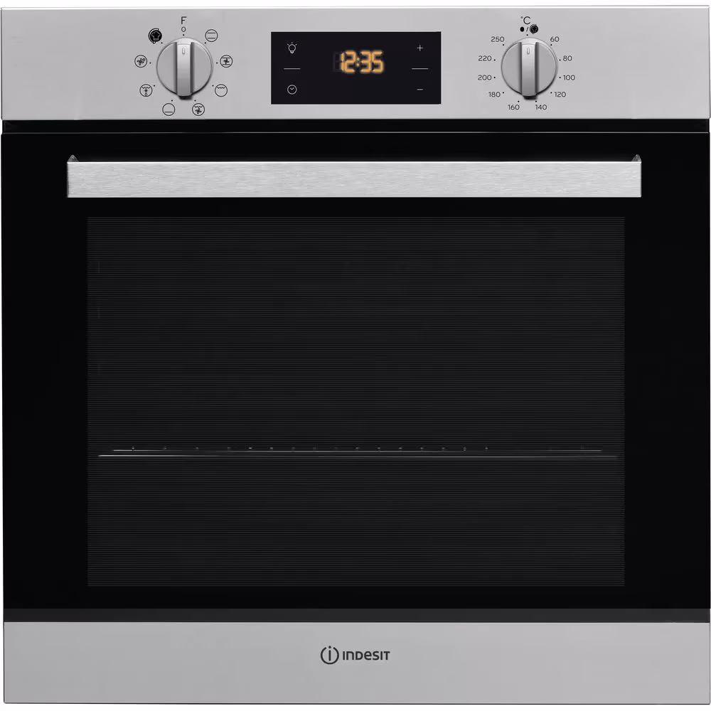 Встраиваемый духовой шкаф Indesit IFW6544IX, 71 л, A, Нерж. сталь 