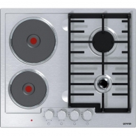 Встраиваемая комбинированная панель Gorenje K6N21IX, 4 конфорок, Серый thumbnav