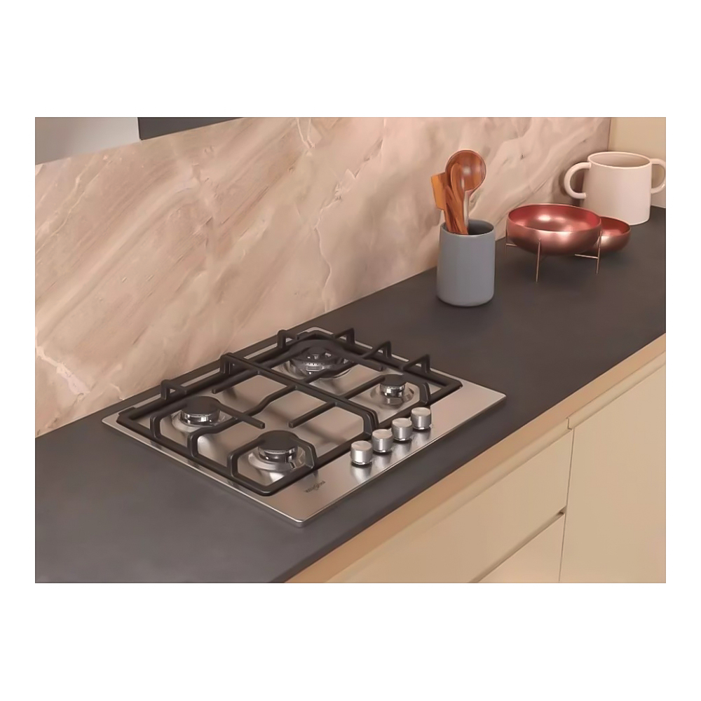 Встраиваемая  газовая панель Whirlpool TKRL661IX photo 6