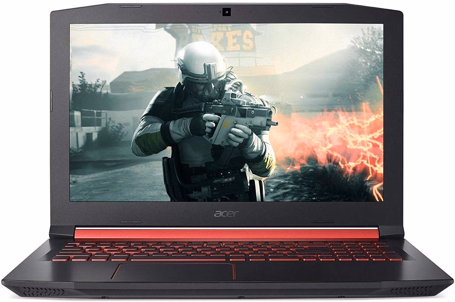 Ноутбук Acer Nitro AN515-43 Obsidian Black (NH.Q5XEU.017), Ryzen 5, 8 ГБ ГБ, Linux, Чёрный с красным 