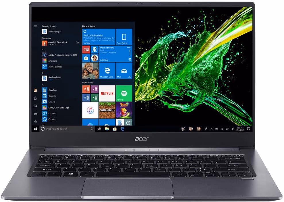 Ноутбук Acer Swift 3 Steel Gray (SF314-57-51JH), Core i5, 16 ГБ ГБ, Linux, Серый 