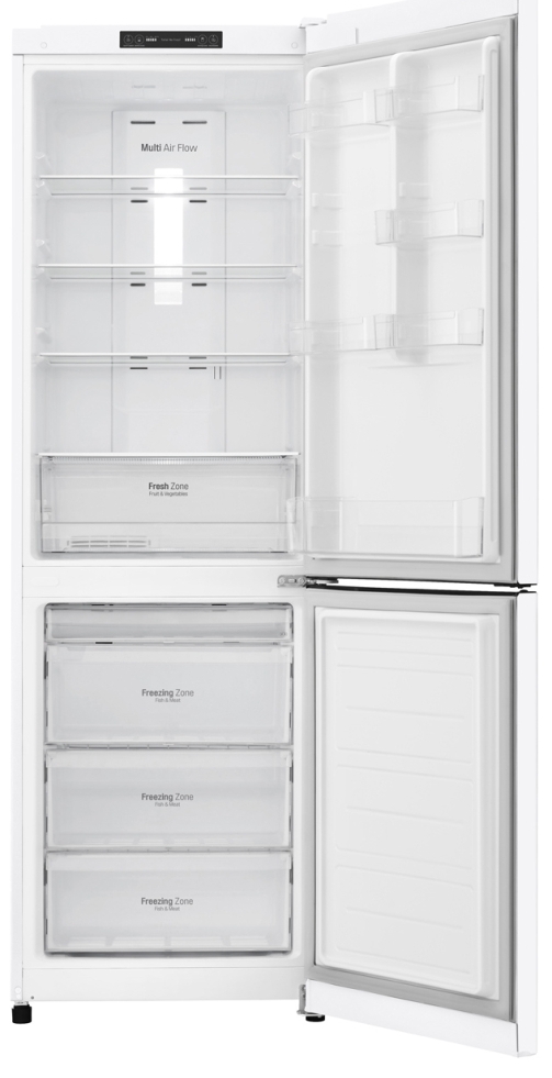 Frigider cu doua usi LG GA-B419SQJL / 302 l / 191 cm / A+ / Alb photo 2