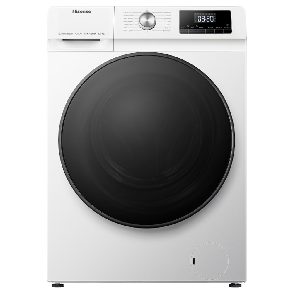 Стиральная машина с сушкой Hisense WDQA8014EVJM 8 кг /1400 об/мин /D /Белый photo 1 Стиральная машина с сушкой Hisense WDQA8014EVJM 8 кг /1400 об/мин /D /Белый photo 1