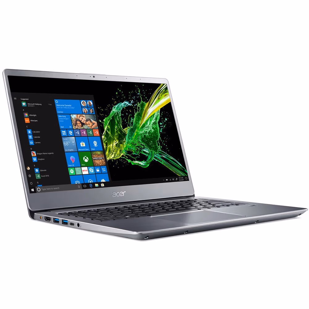 Ноутбук Acer SF314-41-R1JU, Ryzen 3, 8 ГБ ГБ, Linux, Серебристый 