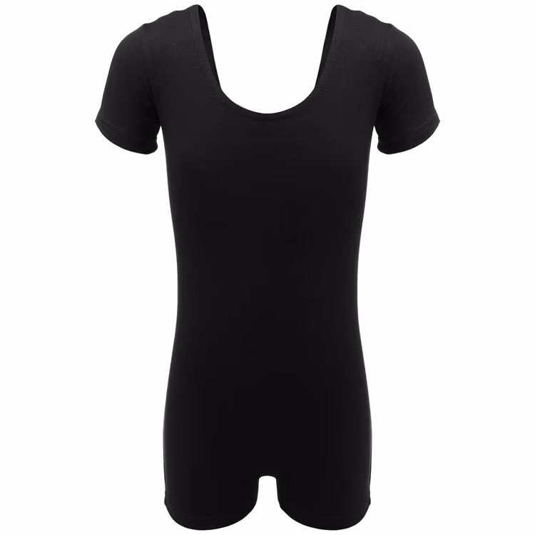 Купальник гимнастический с шортами короткий рукав Grace Dance Gymnastic leotard short sleeve with shorts