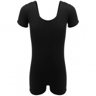 Купальник гимнастический с шортами короткий рукав Grace Dance Gymnastic leotard short sleeve with shorts thumbnav