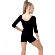 Купальник гимнастический Grace Dance Gymnastic leotard sleeve 3/4 with shorts