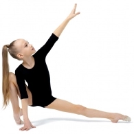 Купальник гимнастический Grace Dance Gymnastic leotard sleeve 3/4 with shorts