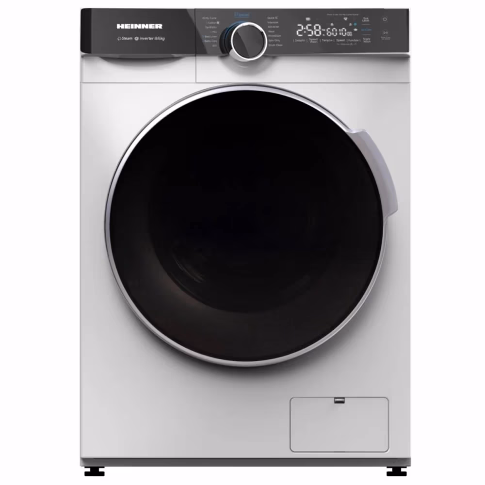 Стиральная машина с сушкой Heinner HWDM-M8141VKA, 8 кг, 1400 об/мин, A, Белый