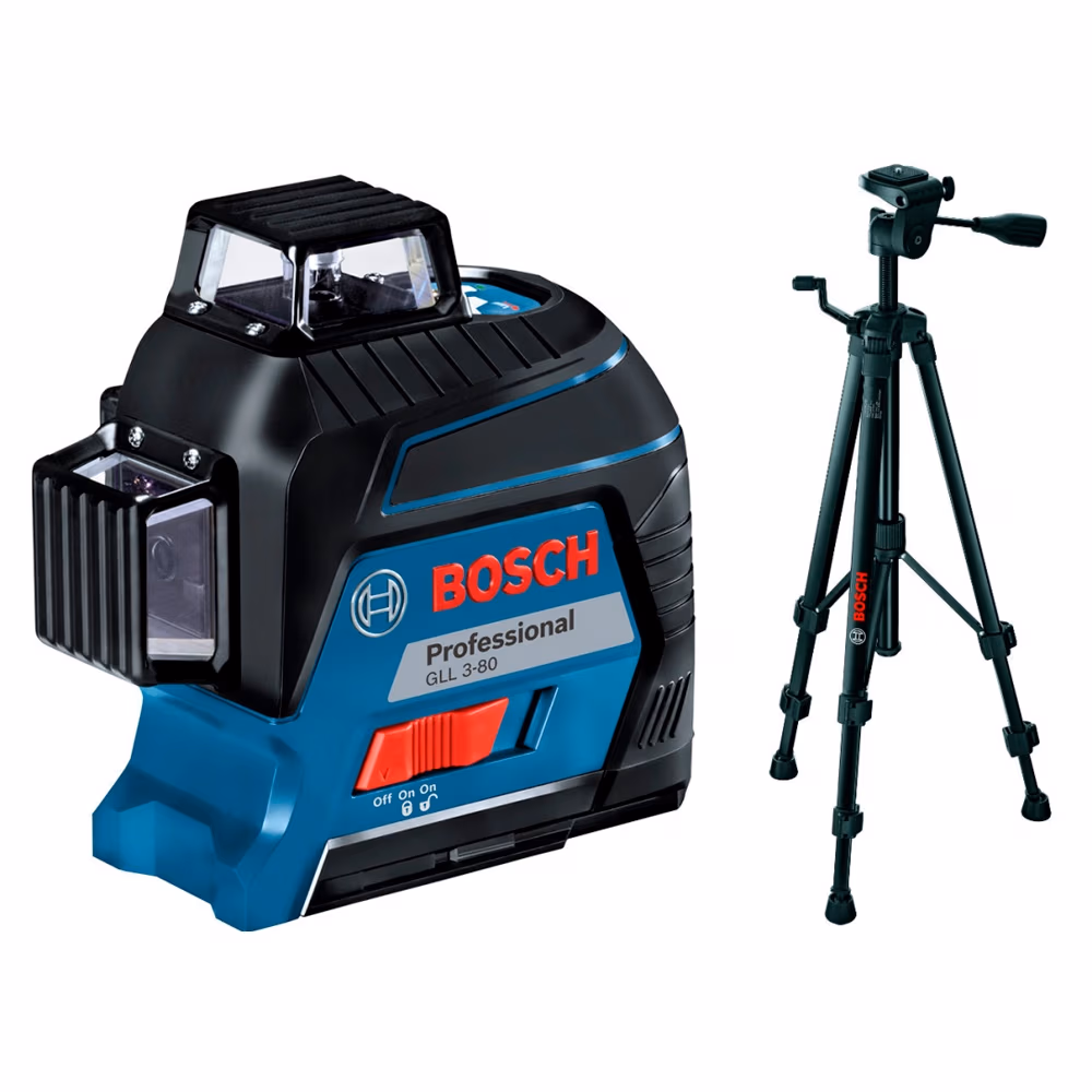 Лазерный линейный нивелир Bosch GLL 3-80 P  BT 150 , 06159940KD