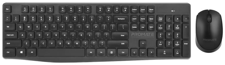 Tastatura + mouse fara fir Promate ProCombo 5 / Membrana photo 1