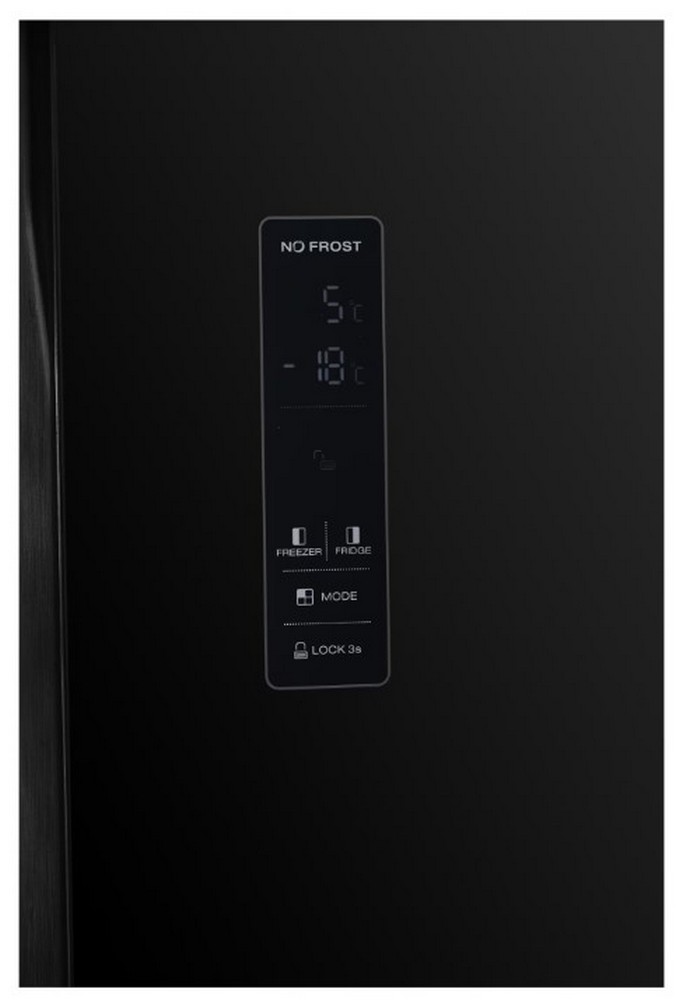 Frigider Side-by-Side Heinner HSBSH532NFGBKF / 532 l / 177 cm / F / Negru photo 2