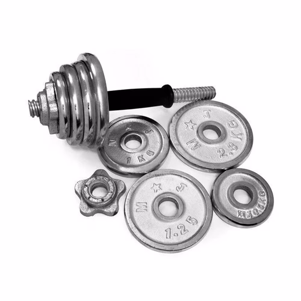 Set gantere si bara LINUO dumbbell-03-15KG 